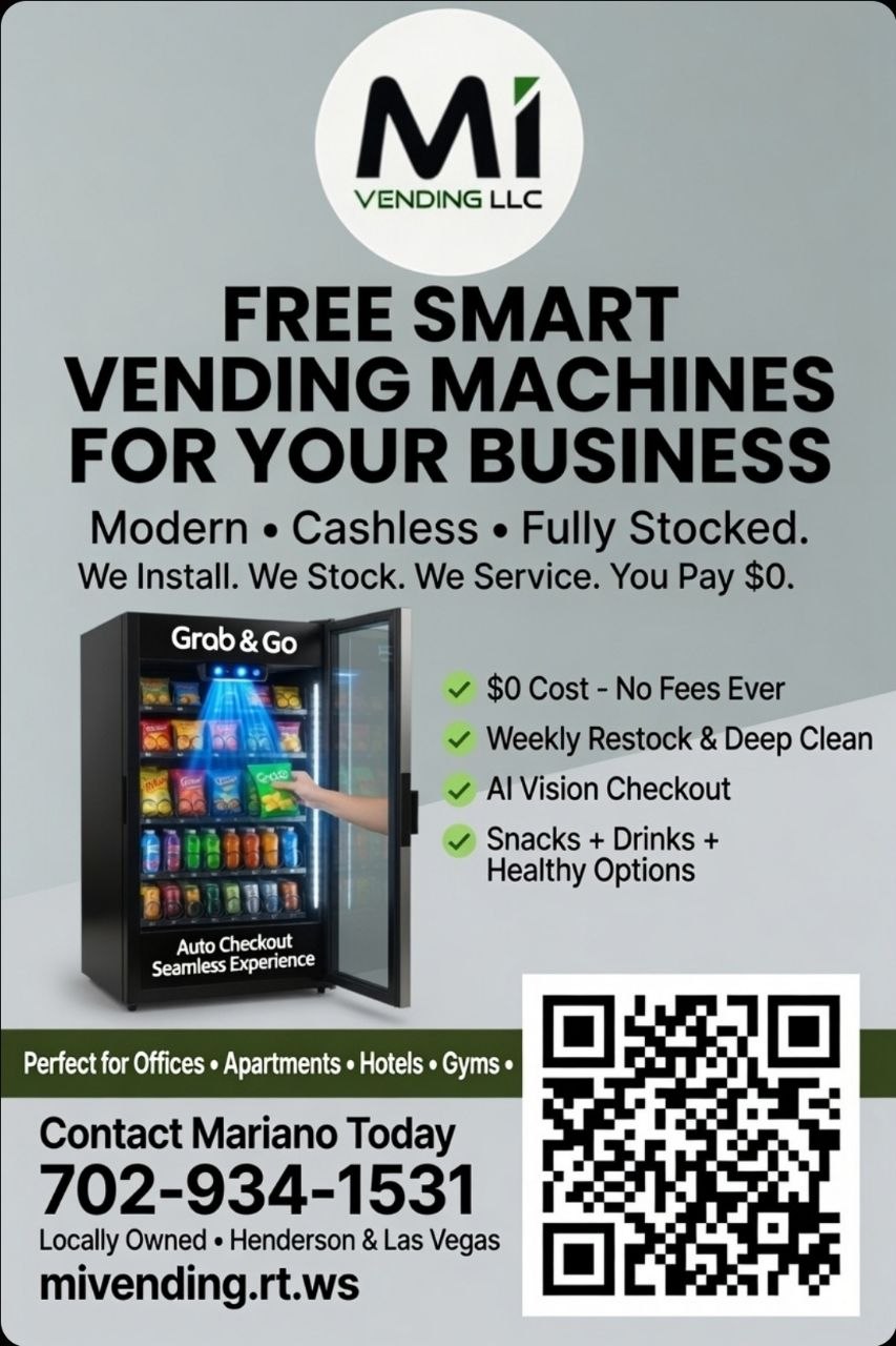 MI Vending modern vending machine Henderson NV